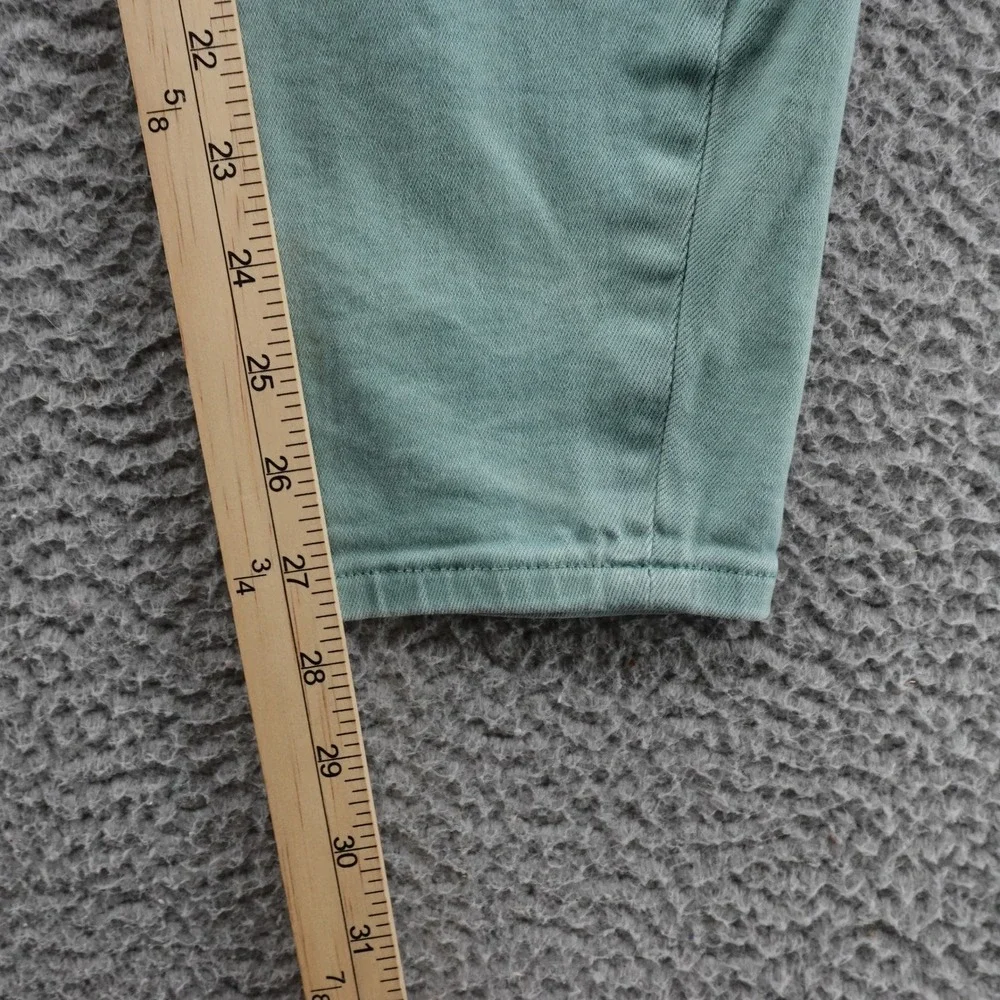 Vineyard Vines High Rise Skinny‎ Jeans 33 Green Womens Ankle Length Stretch